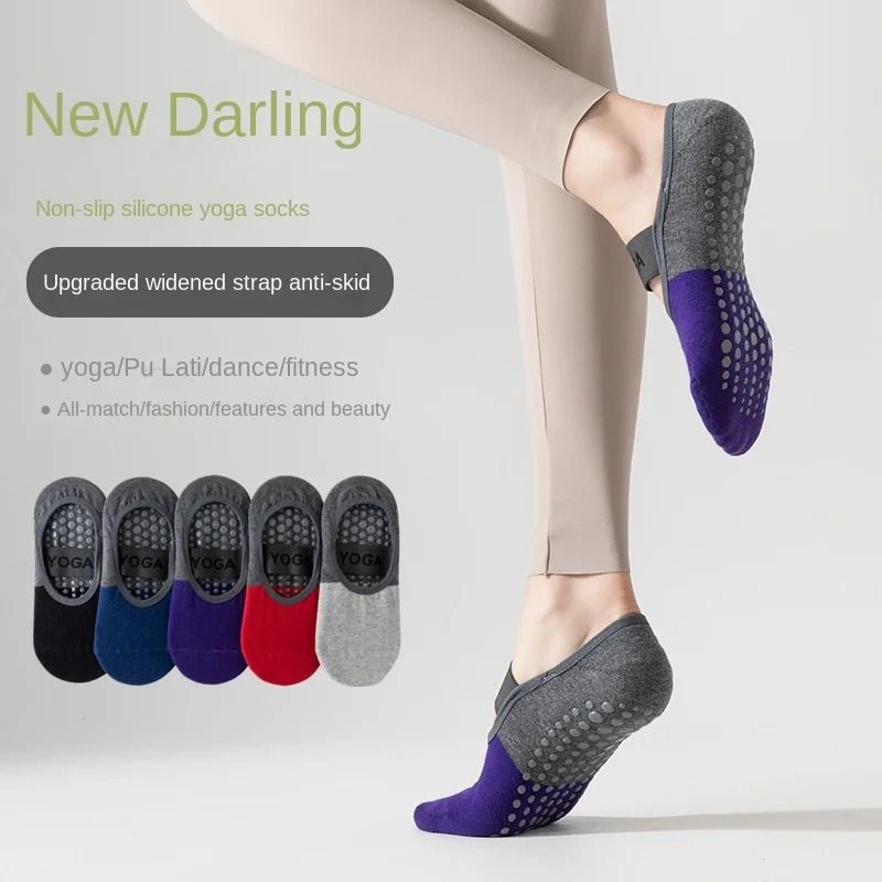 Women Patchwork Non Slip Yoga and Pilates Socks