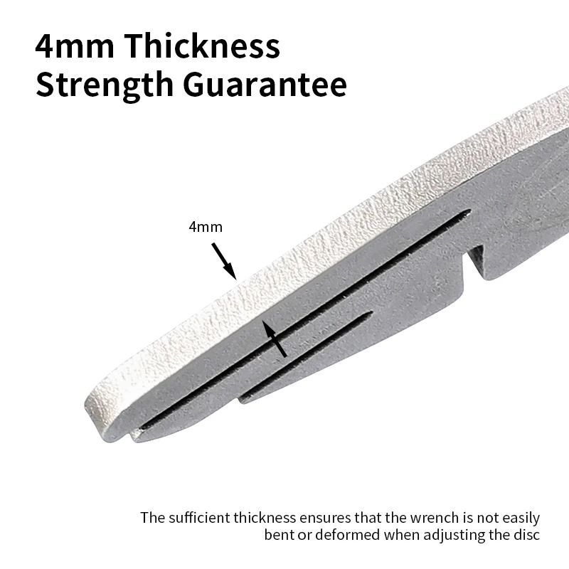Stainless Steel Bicycle Brake Disc Truing Tool for Rotor Adjustment