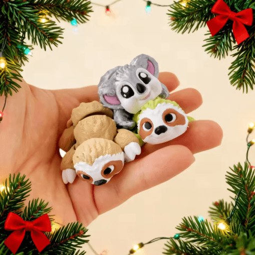 FlexiCritters Articulated Sloth & Koala Figurines 3D Printed Cute Desk Decor