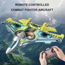 SkyStrike 4-Channel 2.4 GHz RC Fighter Jet with 360° Roll & LED Light