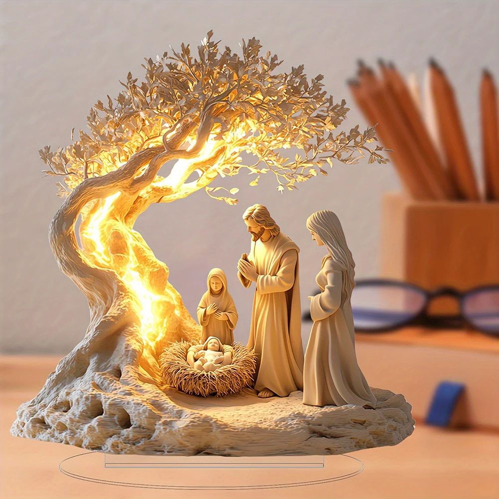 Tree of Life Acrylic Family Desktop Ornament