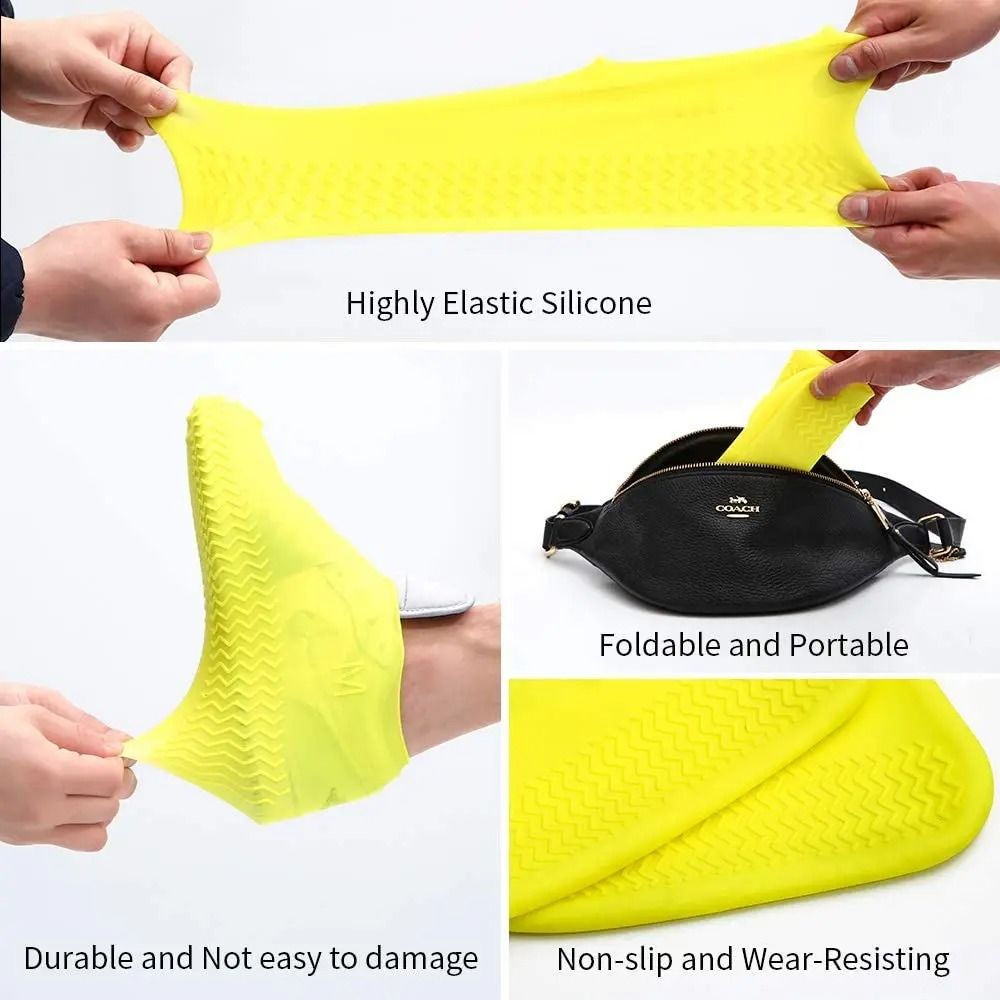 Reusable Waterproof Silicone Rain Shoe Covers