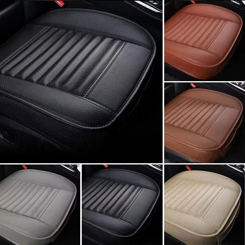 Universal Breathable PU Leather Car Seat Cover Anti Slip Auto Seat Cushion Protector