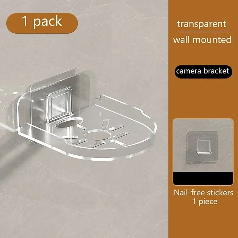 Punch-Free Security Surveillance Camera Stand and Traceless Wall-Mounted Bracket