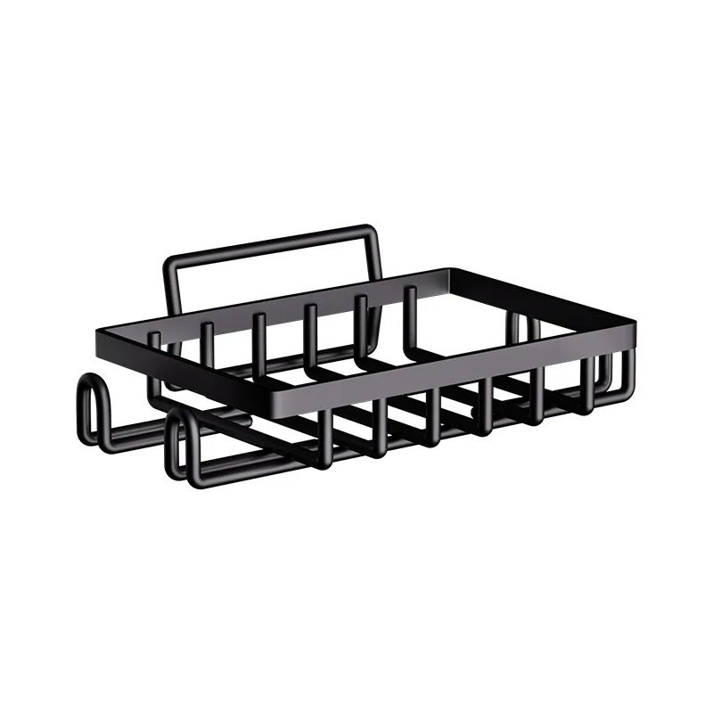 AquaHold Drill-Free Bathroom Shelf Organizer – Wall-Mounted Shower Caddy with Soap Holder