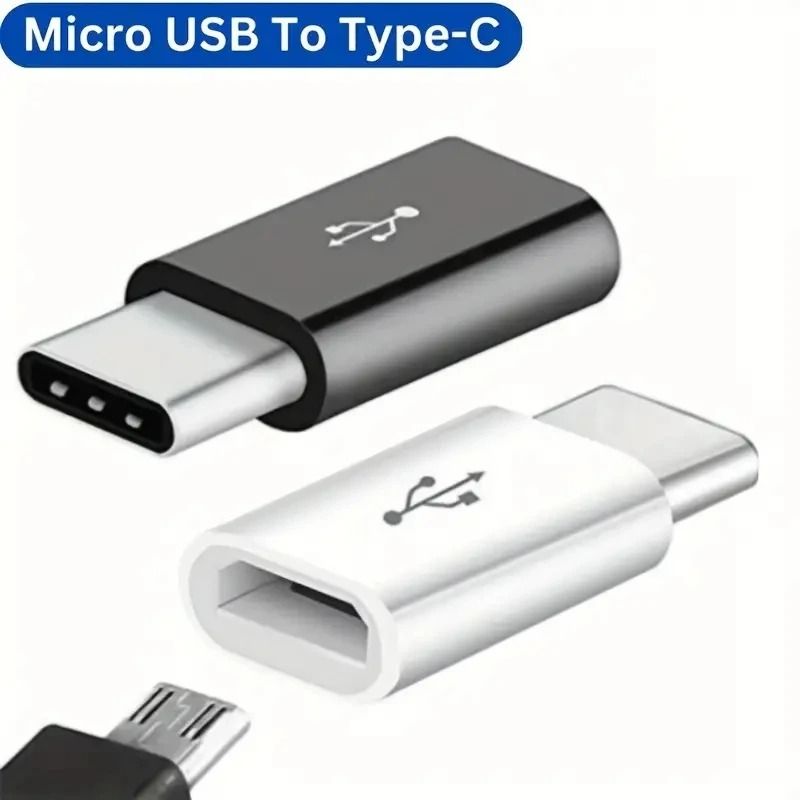 5 Pcs Micro USB Female to Type-C Male Adapter Set