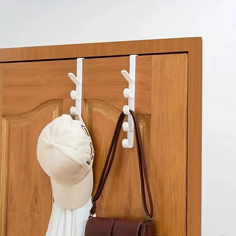 Over Door Clothes Hanger Rack Space Saving Organizer for Bags Hats and Jackets