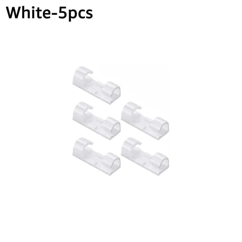 Self-Adhesive Desktop Cable Management Clips