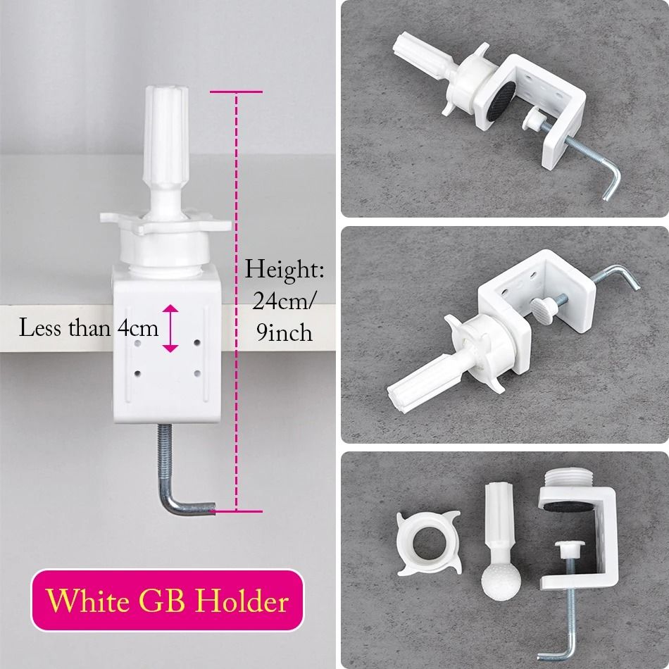 Wig Head Stand Table Clamp Adjustable Mannequin Holder
