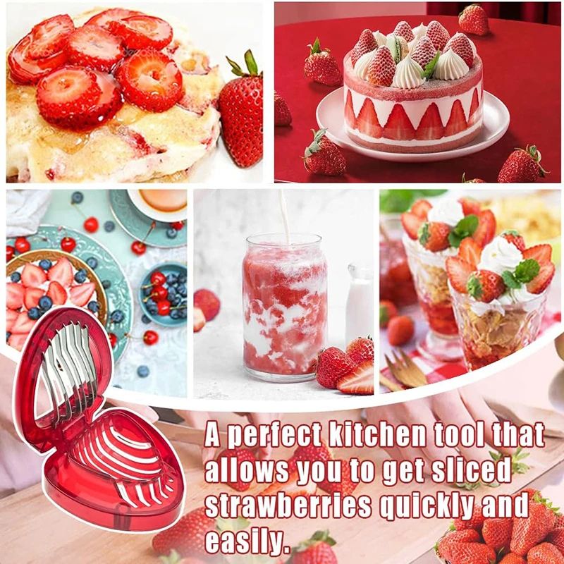 Stainless Steel Strawberry & Fruit Slicer