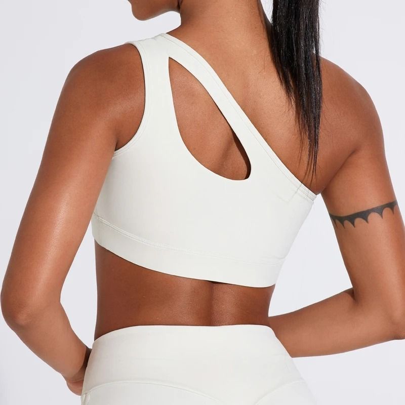 Sexy One-Shoulder High-Stretch Sports Bra