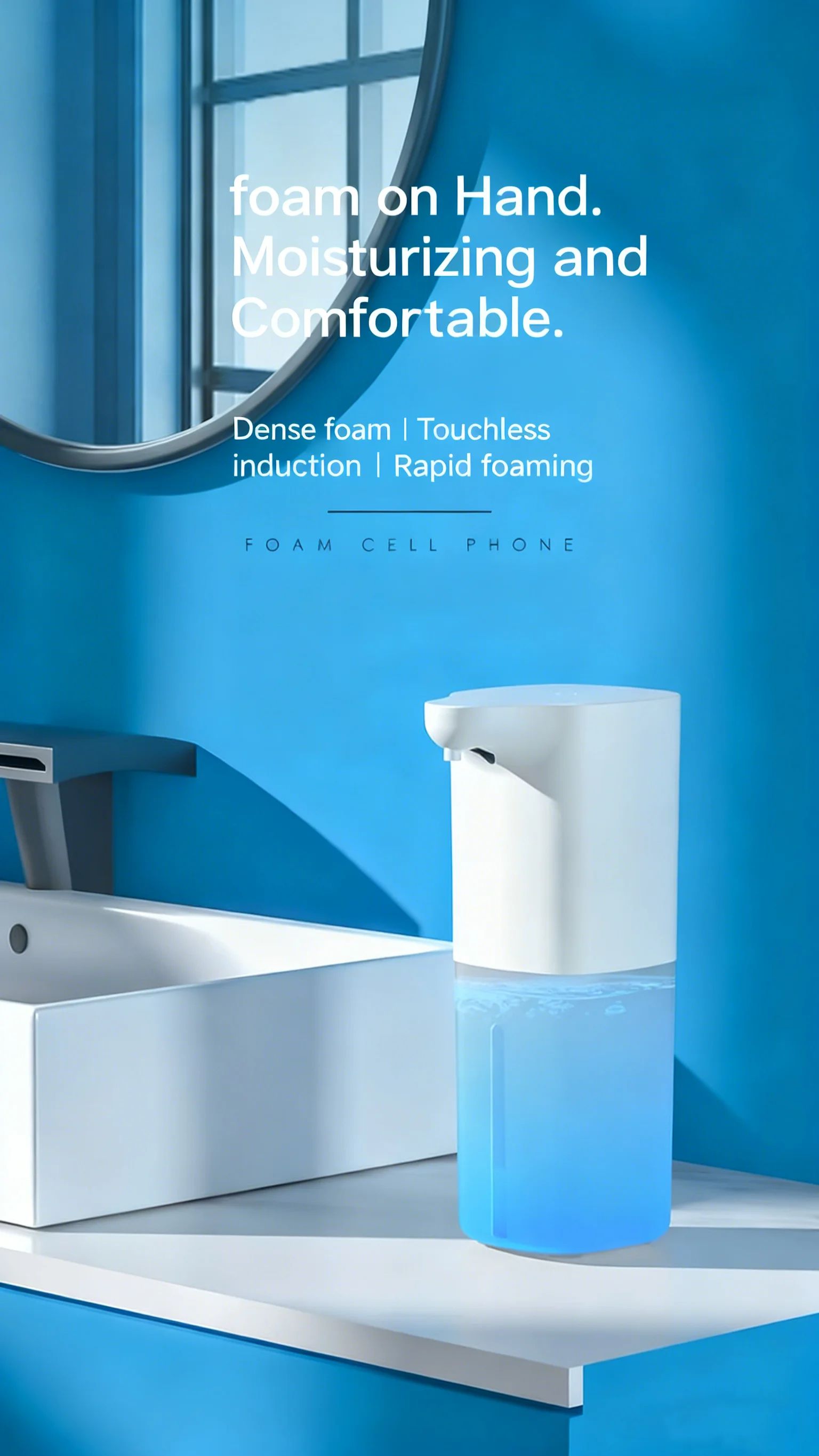 TouchFree Pro Automatic Foam Soap Dispenser USB Rechargeable