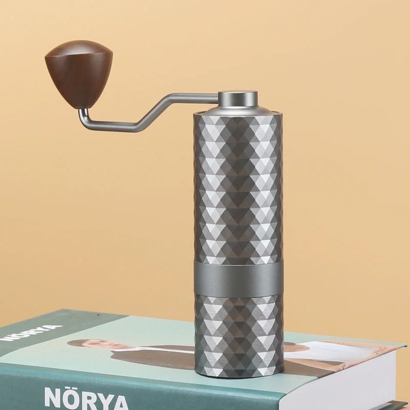 Professional Manual Coffee Grinder with CNC Burr and Diamond Precision Adjustment