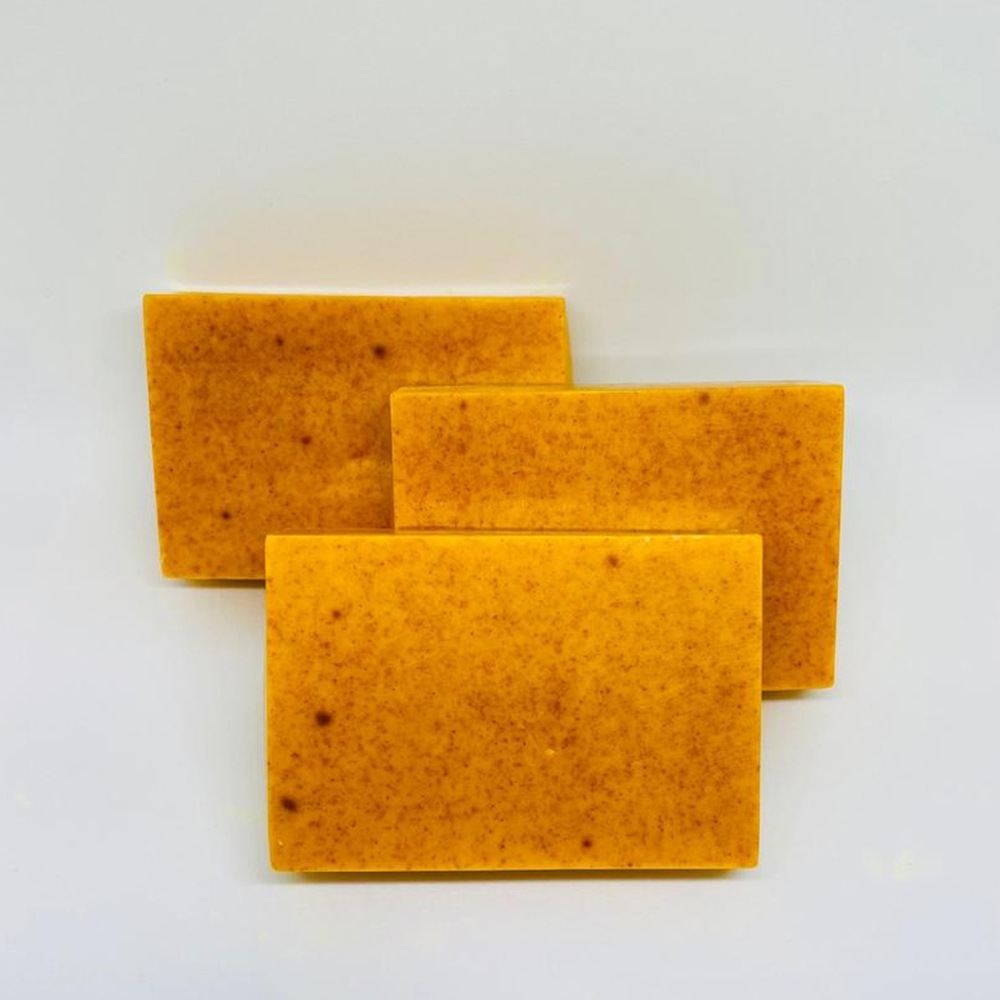 Turmeric Lemon Handmade Soap with Kojic Acid for Face & Body