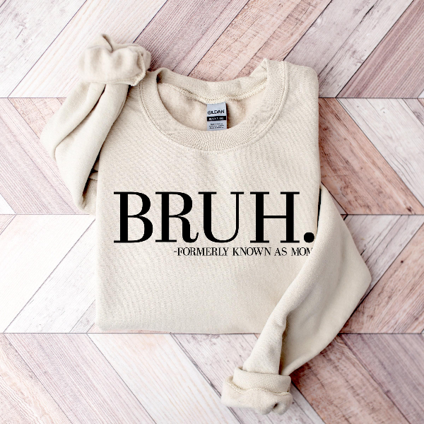 Bruh Shirt Funny Graphic Tee Casual Minimalist Humor T-Shirt Everyday Unisex Top