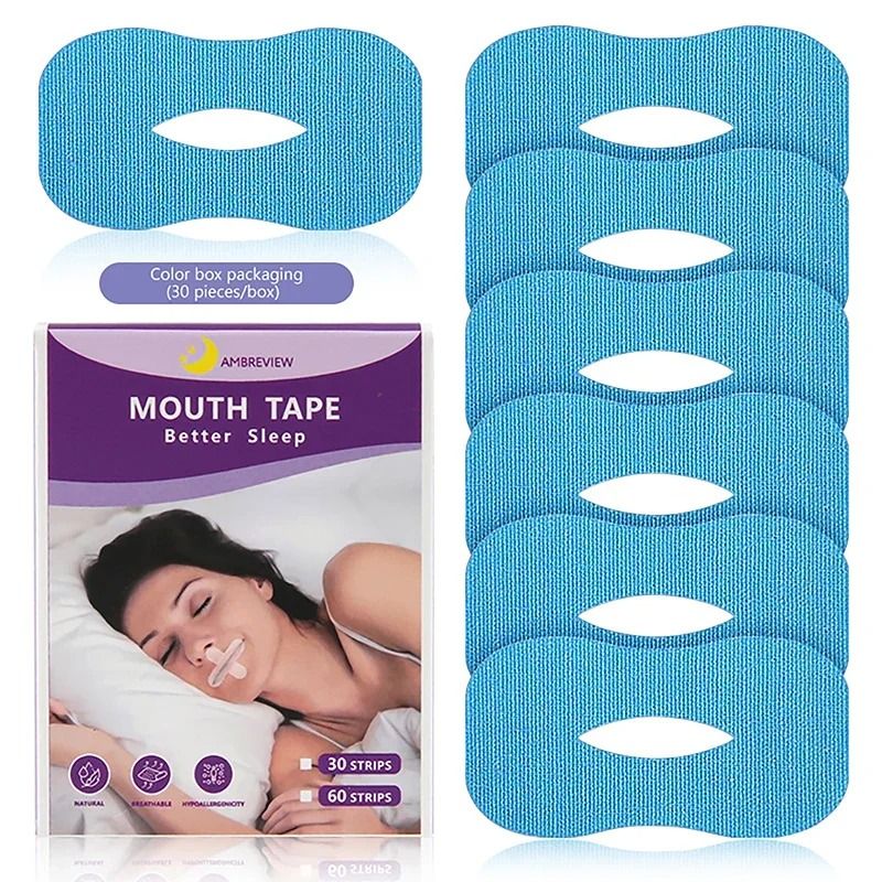 Anti-Snoring Sleep Strips | Gentle Mouth Seal Tape for Better Breathing | Stop Snoring Correction Stickers