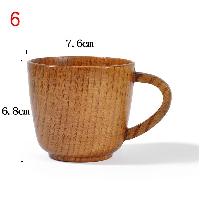 Wooden Big Belly Cup Handmade from Natural Spruce