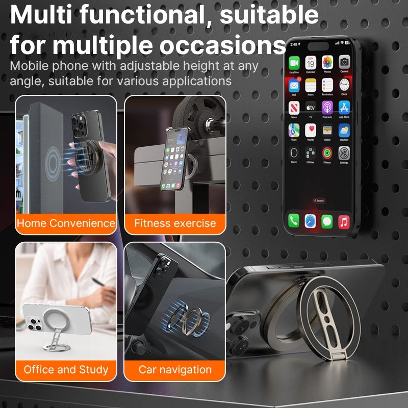 Magnetic Phone Ring Holder Stand for MagSafe Phones