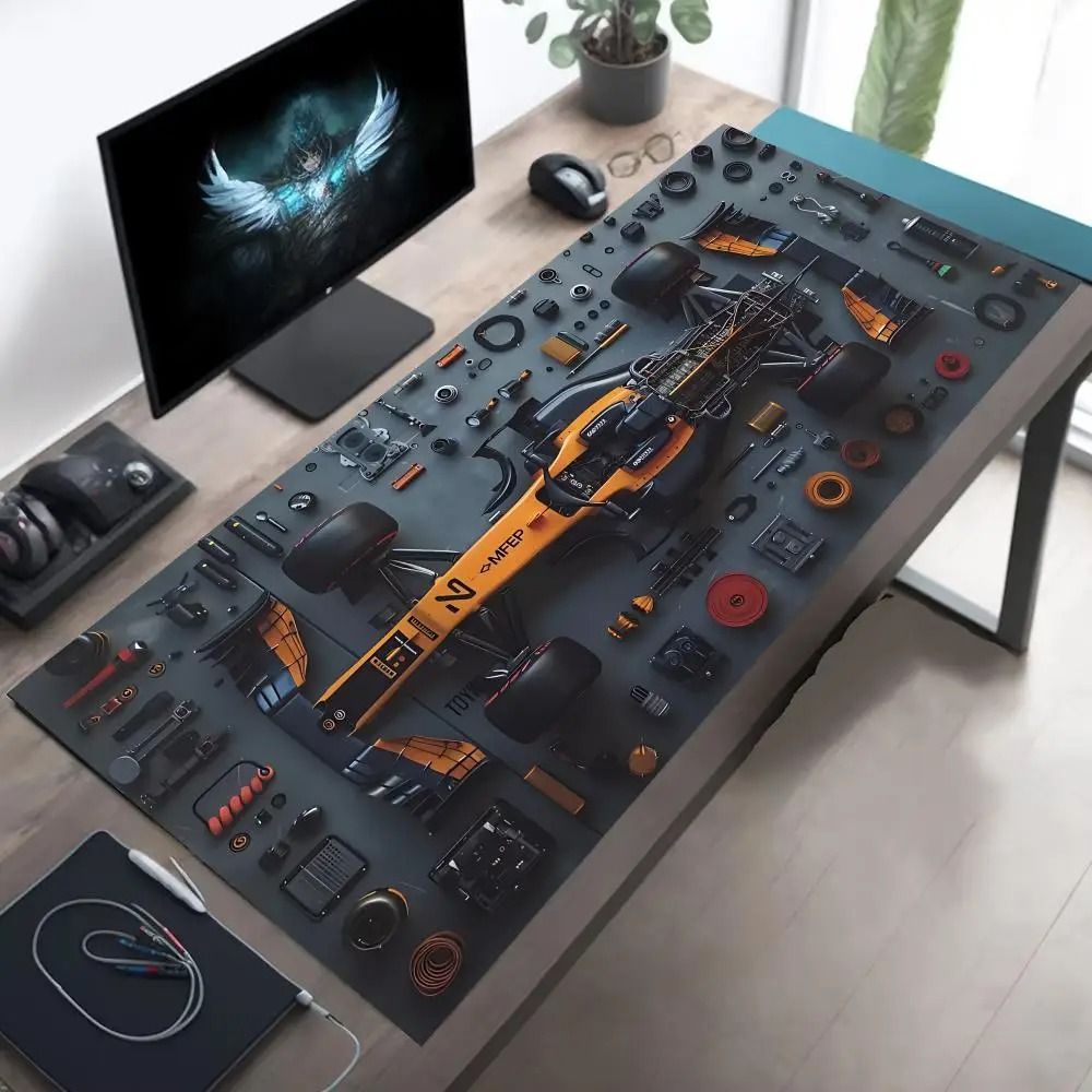 XXL Racing Car Gaming Mouse Pad Extended Desk Mat