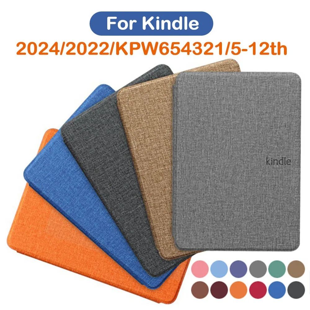 Magnetic Case for Kindle 2012–2024 Generations 6 6.8 7 Inch Protective Cover