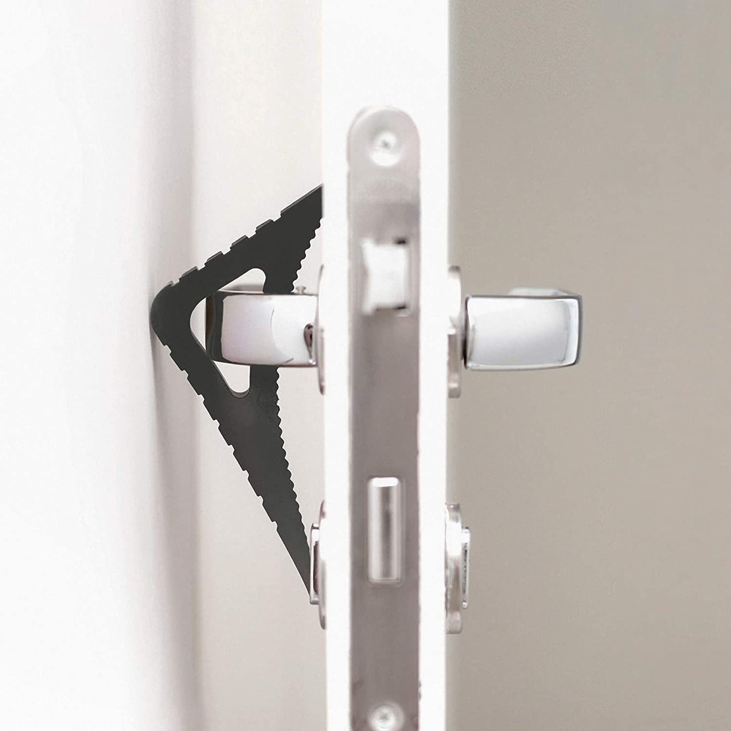Reusable Shock Absorbent Rubber Door Stopper Anti-Collision Door Handle Wedge for Home & Office