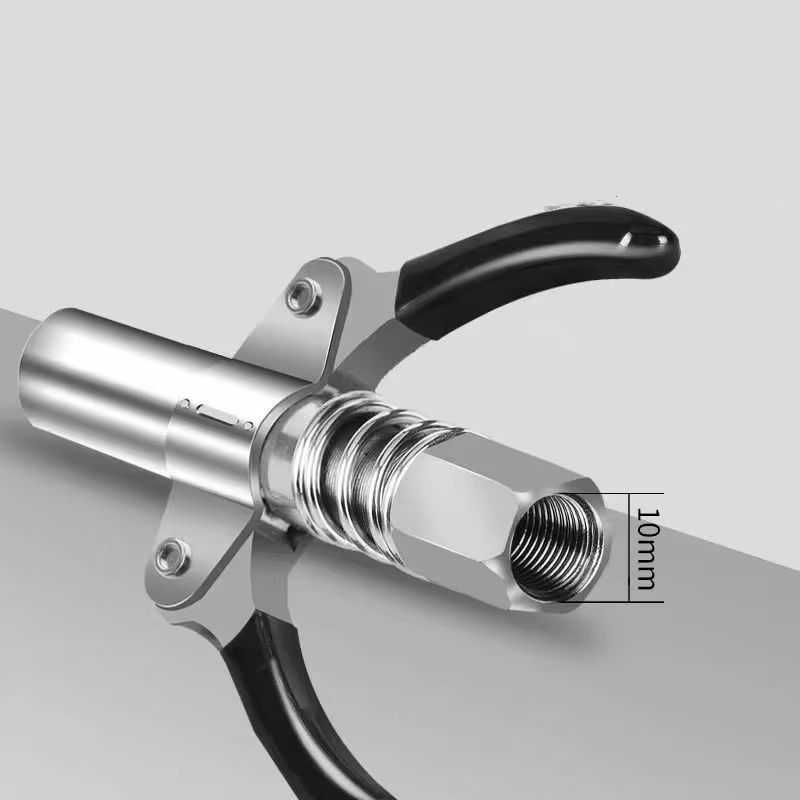 Heavy-Duty Quick Release Grease Gun Coupler – 10,000 PSI, 1/8