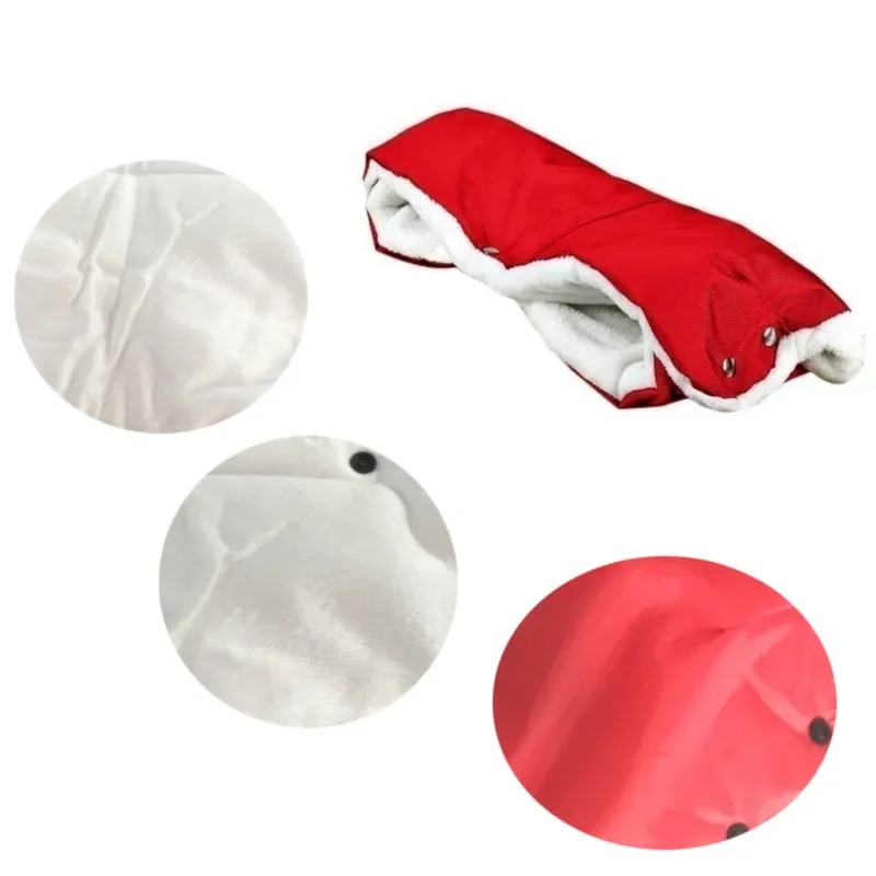 Wind and Waterproof Baby Stroller Gloves Universal Winter Warm Glove for Newborn Baby Push Chair
