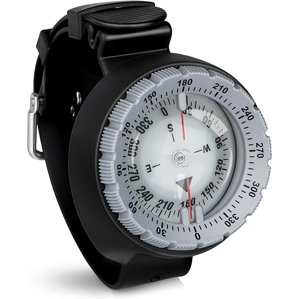 Waterproof Scuba Diving Compass Watch with Luminous Wrist Navigation