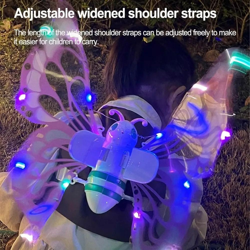 LED Light-Up Fairy Wings – Moving Kinetic Sparkle Wings – High-Yield Festive Interaction Hub