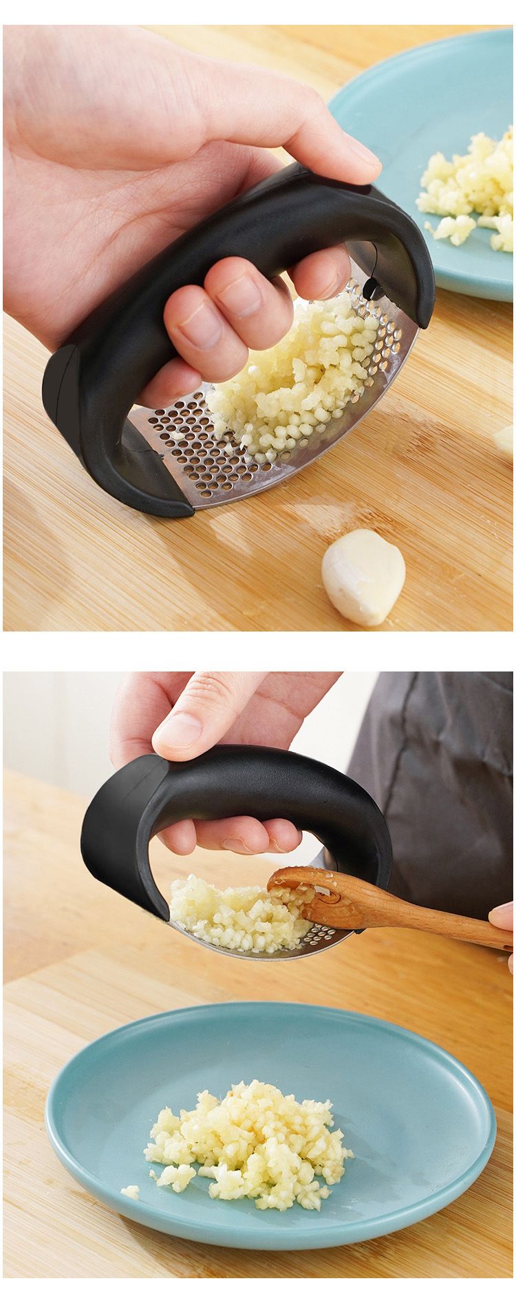 Stainless Steel Garlic Press