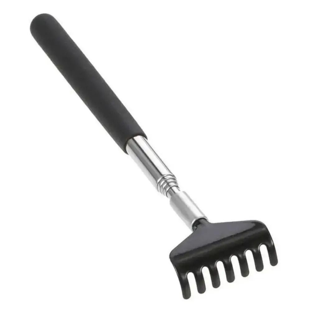 Telescopic Stainless Steel Back Scratcher Massager with Carry Bag