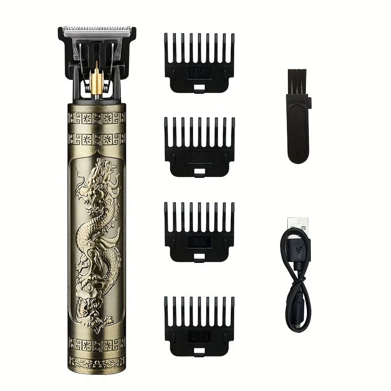 Wireless USB Rechargeable Hairdressing Kit and Beard Trimmer Set