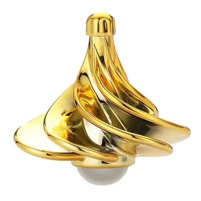 Funny Desk Wind Blowing Toy Rotating Kinetic Spinner Stress Relief Toy