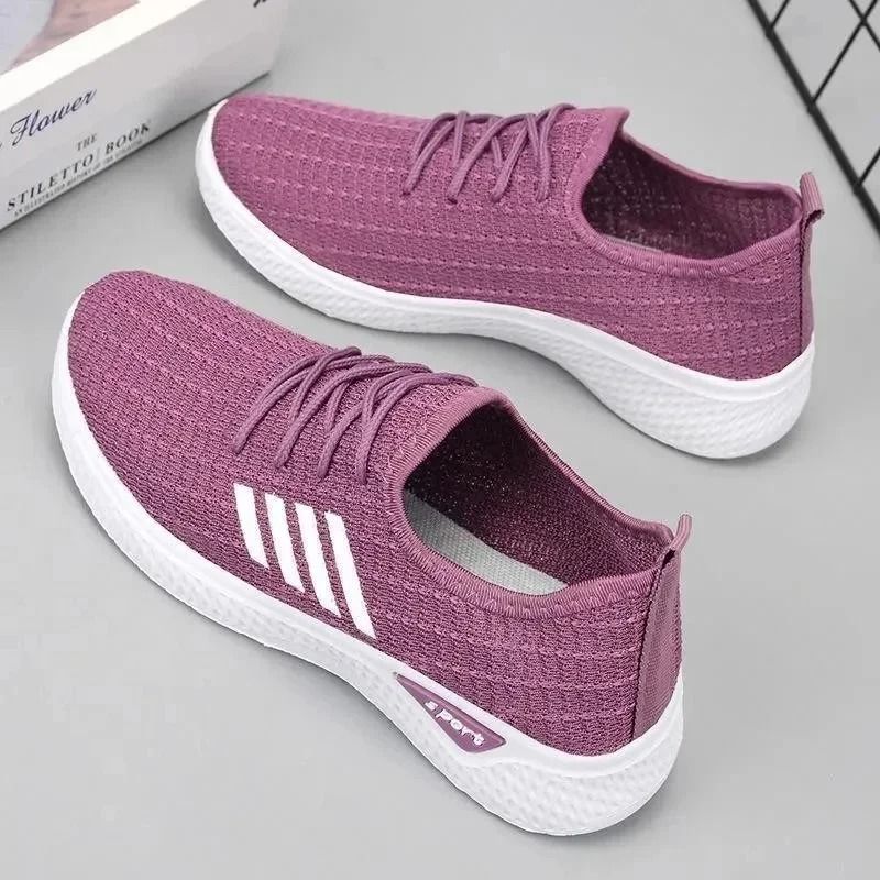 Women Mesh Low Top Running Sneakers Casual Lightweight Breathable Shoes