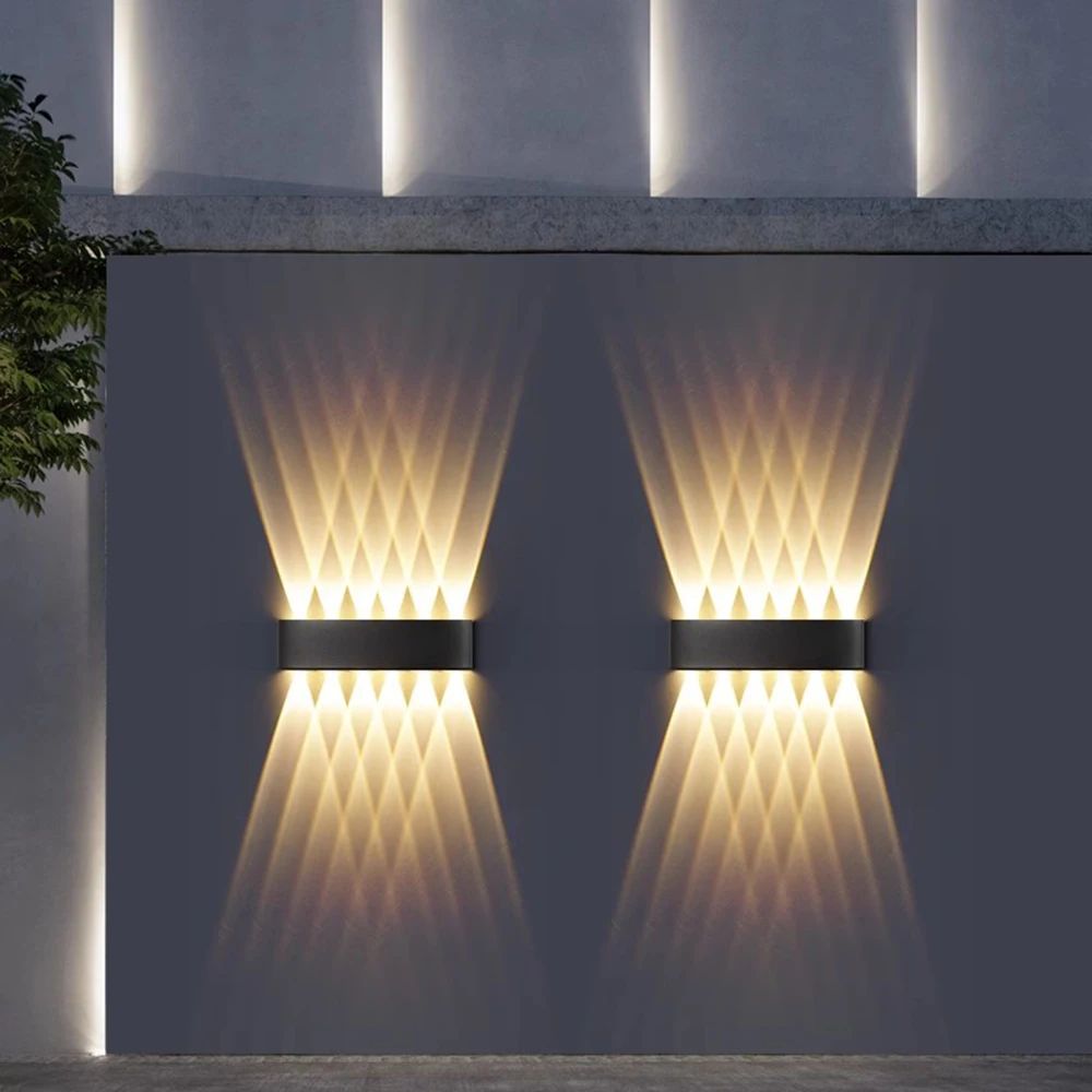 AeroGlow Waterproof Outdoor Wall Lamp – Modern Aluminum Exterior Light Fixture