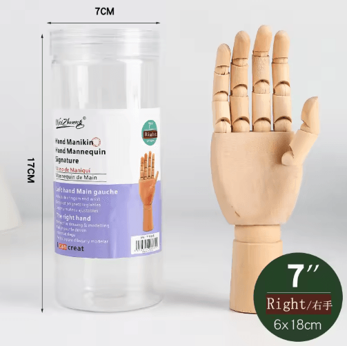 Wooden Artist Mannequin Set – Adjustable Drawing Mannequin Model with Gift Box