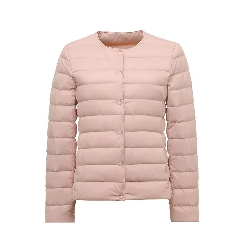 Womens Ultralight Collarless Puffer Jacket