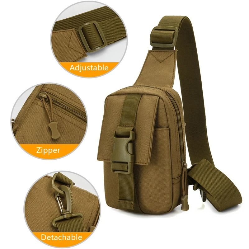 Tactical Chest Bag Crossbody Pack for Outdoor Use