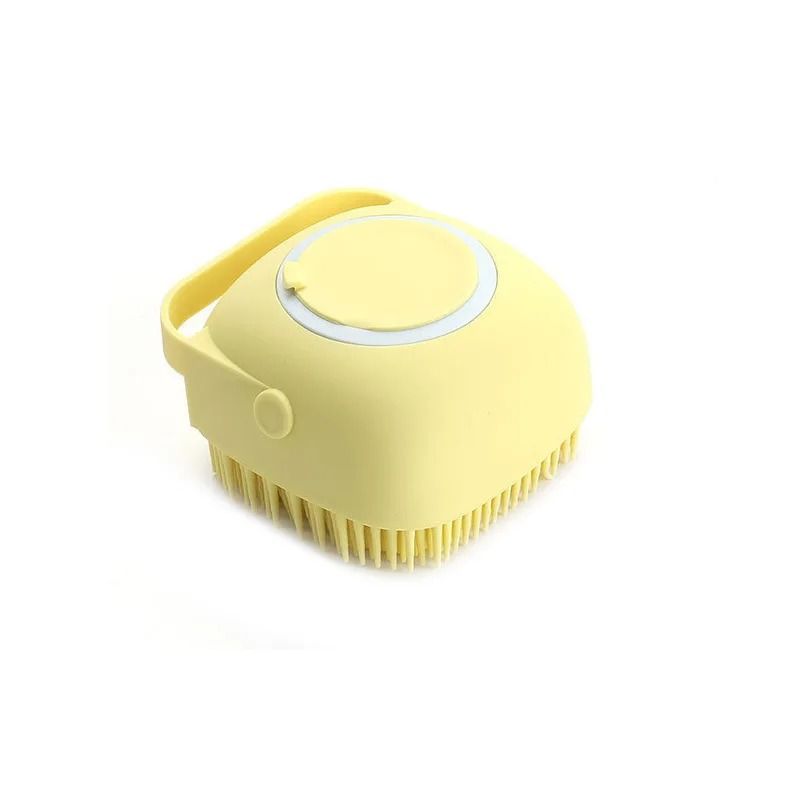2-in-1 Silicone Pet Bathing Brush & Massager