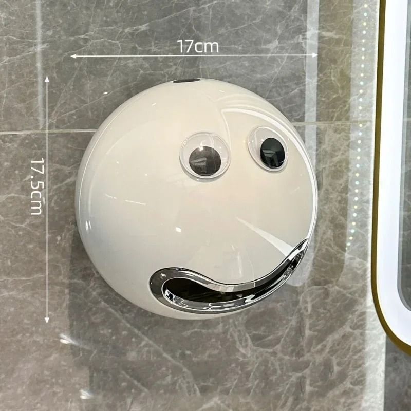 Smiling Face Wall Mounted Toilet Paper Box