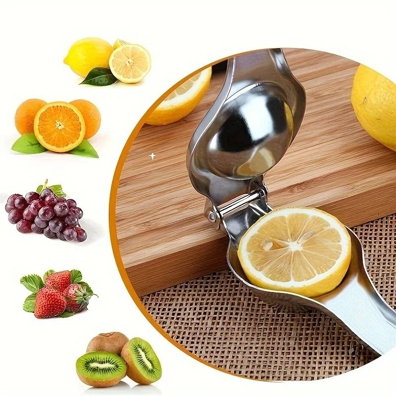 Stainless Steel Lemon Squeezer Manual Citrus Juicer