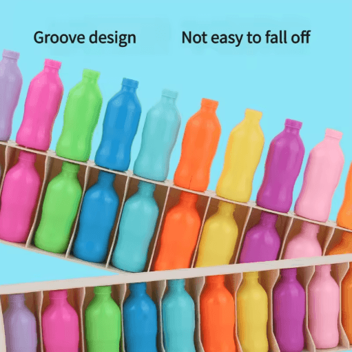 20 Piece Guessing Bottle Memory Matching Game for Kids and Family Play