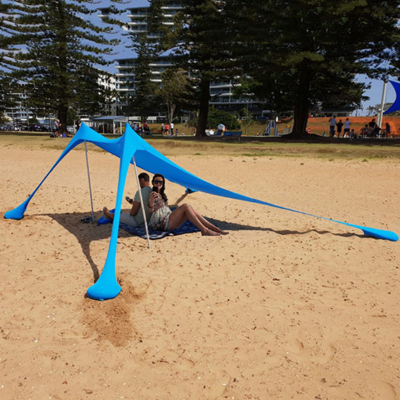 Portable Beach Canopy Tent Family Sun Shelter