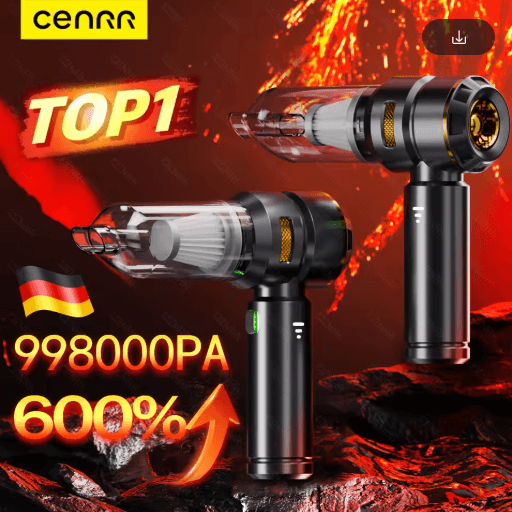 CENRR Wireless Car Vacuum Cleaner Powerful Portable Handheld Cleaner for Auto Interiors