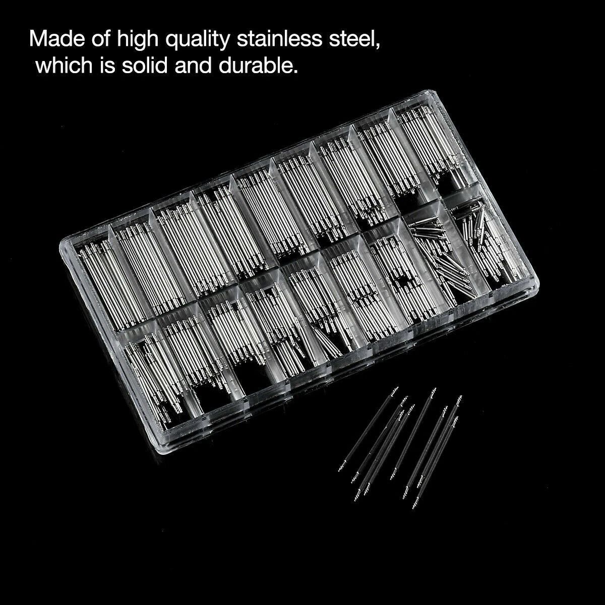 Watch Spring Bars and Watch Band Repair Kit Set with Link Remover, Stainless Steel
