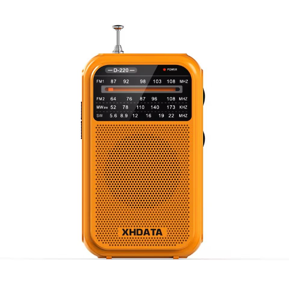 Retro Pocket Radio with FM MW SW Bands and DSP Tuning
