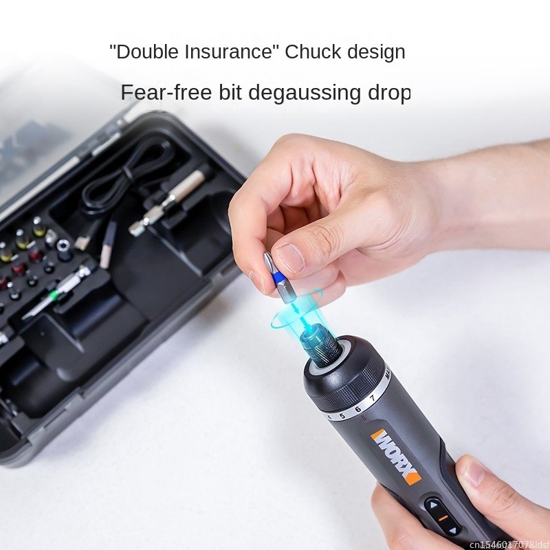 Worx Cordless Screwdriver Set USB Rechargeable, Compact Hand Drill Tools