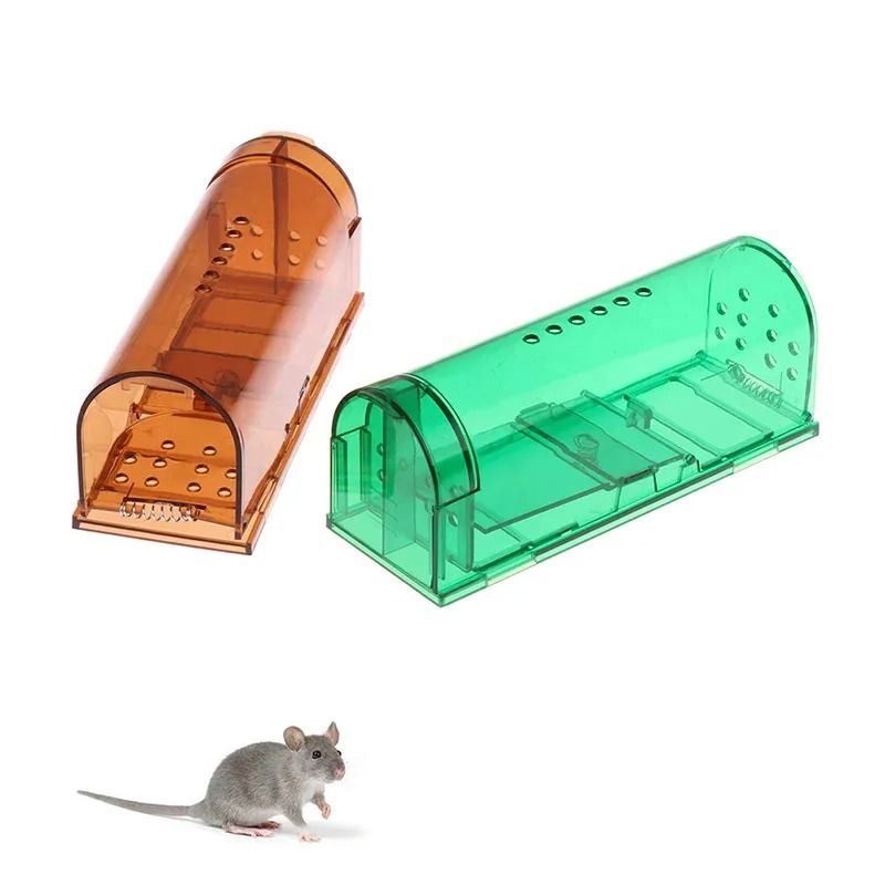 No Kill Mouse and Rat Trap Cage Reusable Humane Rodent Catcher for Home Use