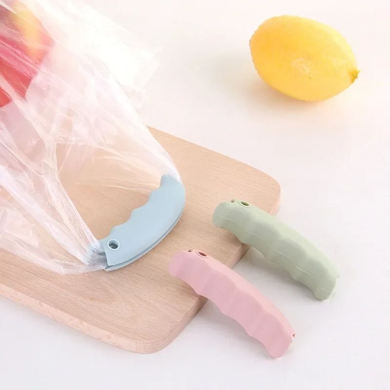 Silicone Grocery Bag Handle Clips Set of 3