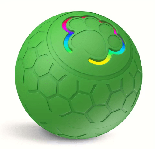 Smart Interactive Dog Toy Ball with Automatic Rolling & RGB Lights